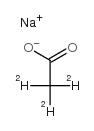 sodium acetate-d3 Structure
