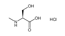 N-methylserine hydrochloride Structure