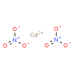 cadmium(+2) cation dinitrate Structure