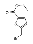 2-溴甲基噻吩-5-羧酸乙酯结构式