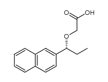 (R)-2-(1-(naphthalen-2-yl)propoxy)acetic acid Structure