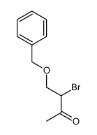 3-bromo-4-phenylmethoxybutan-2-one Structure