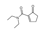 1-Cyclopentene-1-carboxamide,N,N-diethyl-5-oxo-结构式
