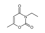 3-ethyl-6-methyl-1,3-oxazine-2,4-dione结构式
