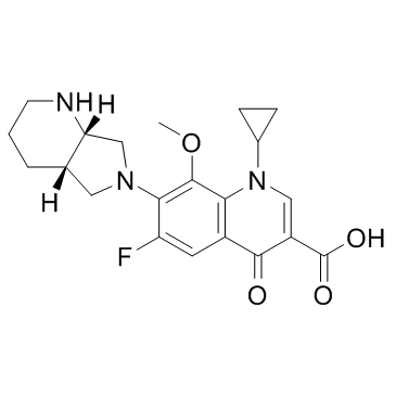 Moxifloxacin structure
