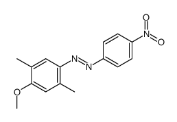(4-methoxy-2,5-dimethylphenyl)-(4-nitrophenyl)diazene Structure