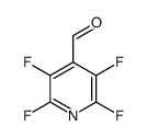 2,3,5,6-Tetrafluoropyridine-4-carboxaldehyde结构式