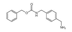 benzyl N-[4-(aminomethyl)benzyl]carbamate Structure