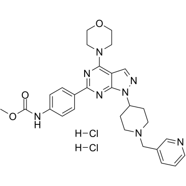 WYE-687 dihydrochloride结构式