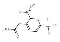 2-(2-硝基-4-三氟甲基苯基)乙酸结构式