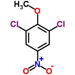 2,6-二氯-4-硝基苯甲醚结构式