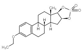 甲氧基甲基-O-磺酰-表雌三醇结构式