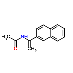 N-[1-(2-Naphthyl)vinyl]acetamide结构式