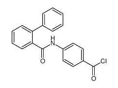4-[(2-phenylbenzoyl)amino]benzoyl chloride结构式