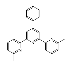 2,6-bis(6-methylpyridin-2-yl)-4-phenylpyridine结构式