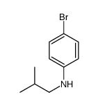 4-溴-N-异丁基苯胺结构式