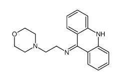 N-[2-(4-Morpholinyl)ethyl]-9-acridinamine Structure
