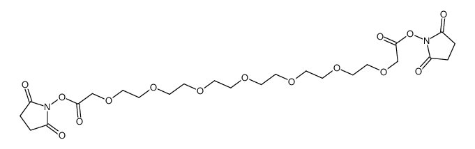 七草三烯二酸双(N-羟基琥珀酰亚胺)酯结构式