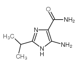 5-氨基-2-异丙基-1H-咪唑-4-羧胺结构式