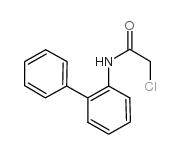N-(联苯-2-基)-2-氯乙酰胺结构式