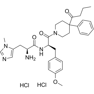 BMS-470539 dihydrochloride结构式