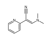3-dimethylamino-2-(pyridinyl-2)propenonitrile Structure