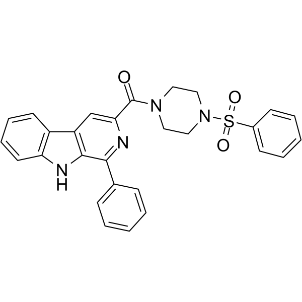 DNA topoisomerase II inhibitor 1结构式
