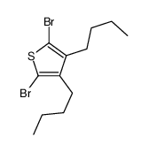 2,5-dibromo-3,4-dibutylthiophene结构式