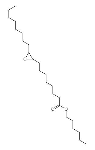 hexyl 3-octyloxiran-2-octanoate Structure