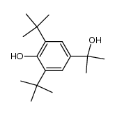 2-[(3,5-Di-tert-butyl)-4-hydroxy-phenyl]-2-propanol结构式