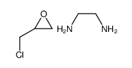 1,2-乙二胺与(氯甲基)环氧乙烷的聚合物结构式