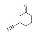 3-oxo-1-cyclohexene-1-carbonitrile结构式