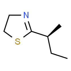 (S)-2-(仲-丁基)-4,5-二氢噻唑结构式