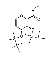 methyl (3,4-di-O-tert-butyldimethylsilyl-D-glucuronate)glycal Structure