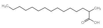2-甲基十五烷酸结构式