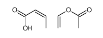 2-丁烯酸与乙酸乙烯基酯的聚合物结构式