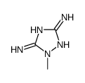 1-methyl-1H-1,2,4-triazole-3,5-diamine(SALTDATA: HCl 0.5H2O) Structure