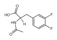 N-Acetyl-3,4-difluoro-D-phenylalanine Structure