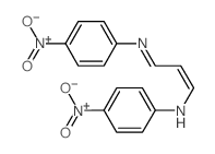 Benzenamine,4-nitro-N-[3-[(4-nitrophenyl)amino]-2-propen-1-ylidene]-结构式