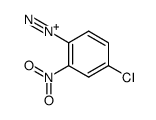 2-nitro-4-chlorobenzenediazonium cation Structure