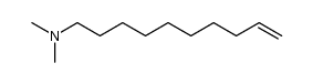 dec-9-enyl-dimethyl-amine Structure