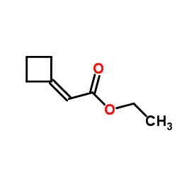 2-亚环丁基乙酸乙酯结构式