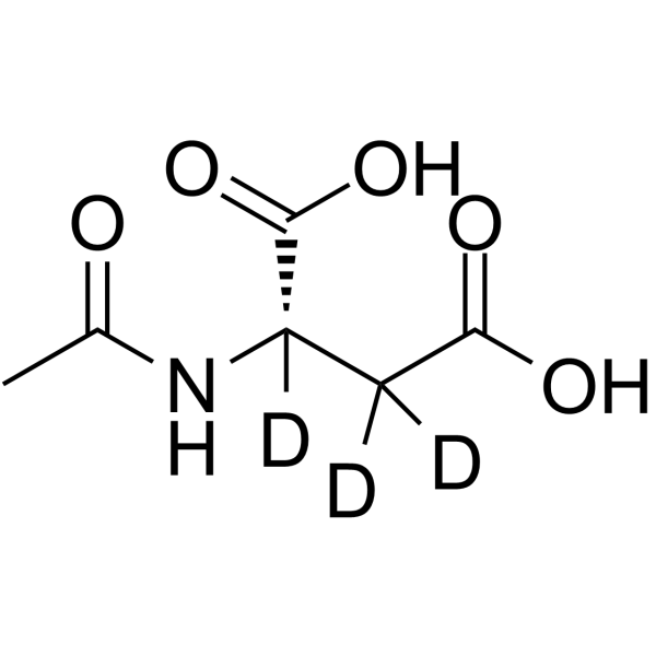 N-Acetyl-L-aspartic acid-d3 Structure