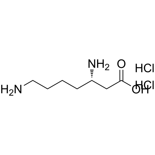 L-β-高赖氨酸结构式