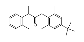 1-(4-tert-Butyl-2,6-xylyl)-3-(o-tolyl)-2-butanone结构式