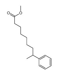 8-Phenylnonanoic acid methyl ester Structure