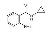 2-氨基-N-环丙基苯甲酰胺结构式