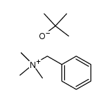 Benzyltrimethylammonium-t-butoxid Structure