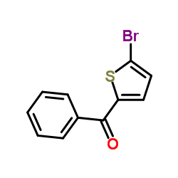 2-溴-5-苯甲酰基噻吩结构式