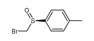 (S)-1-(bromomethylsulfinyl)-4-methylbenzene结构式